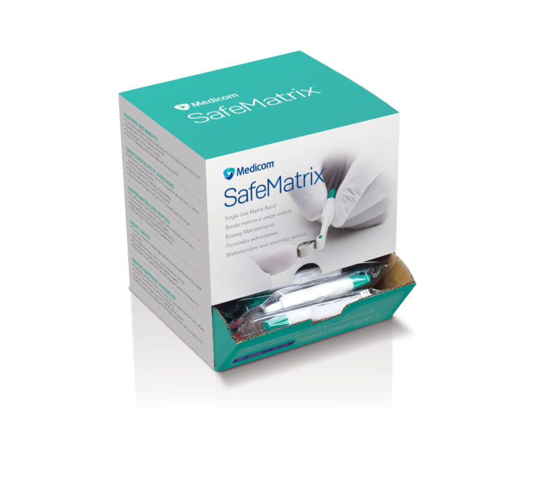 Medicom® SafeMatrix™ Single-Use Matrix Narrow Green 50 units/box
