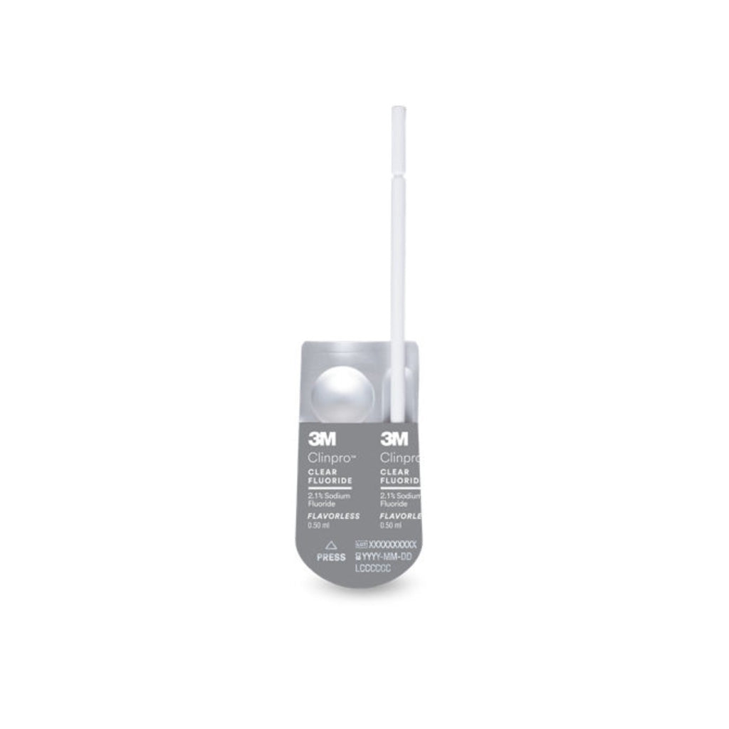 3M™ Clinpro™ Clear Fluoride Treatment-Flavorless 0.5mL 50/Box