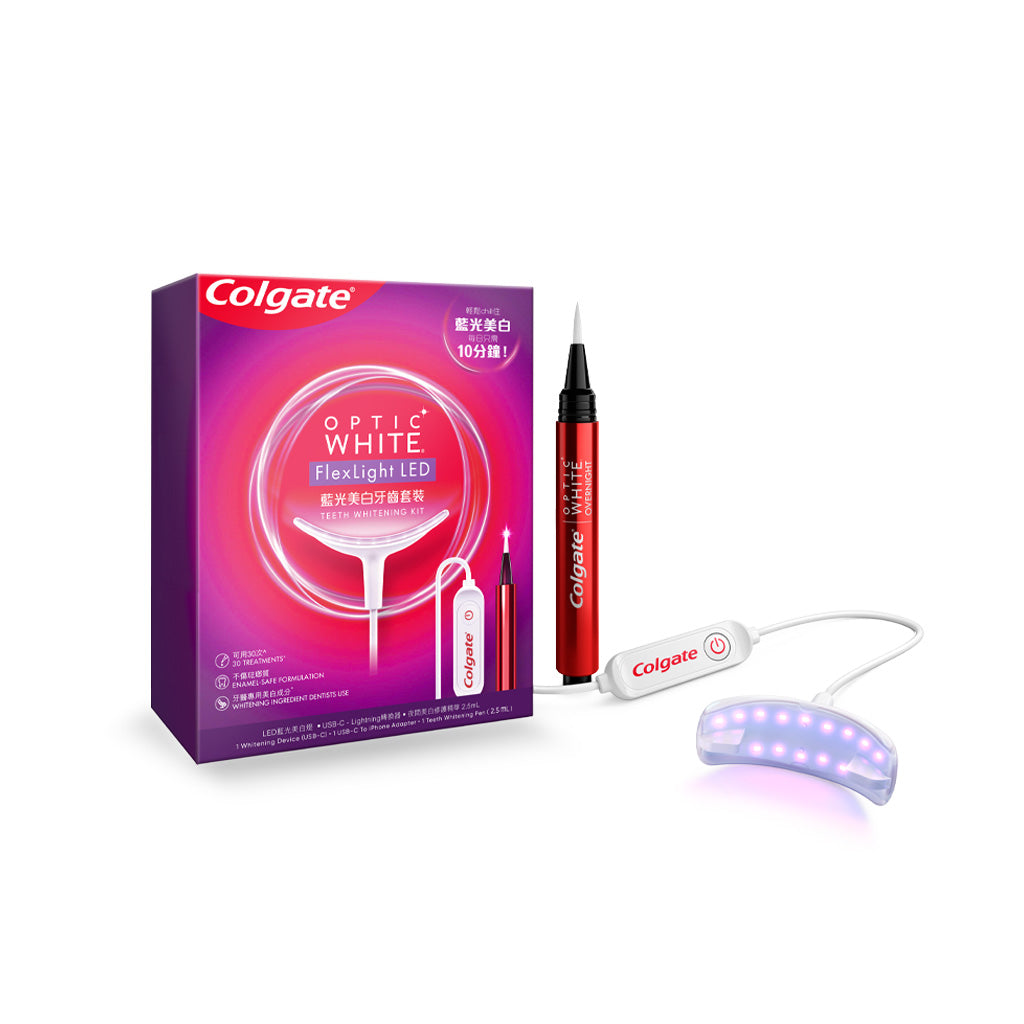Colgate Optic White FlexLight LED Teeth Whitening Kit Each