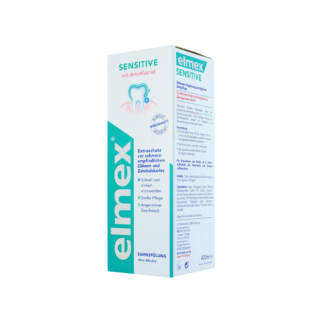 Elmex Sensitive Dental Mouthwash 400ml 12's/Dozen