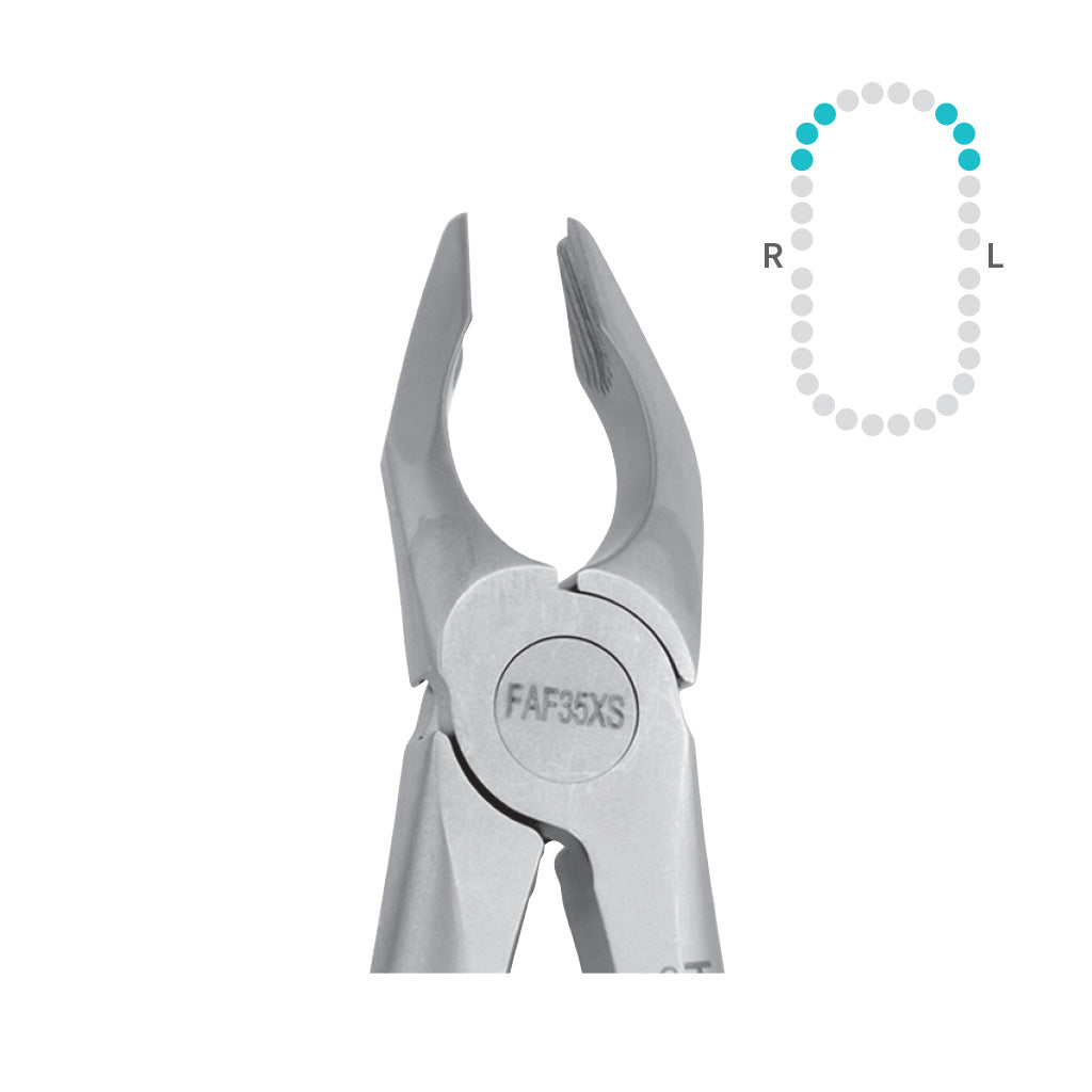Hu-Friedy 35 Apical Forceps, Upper Canines and Premolars, Atraumair Each