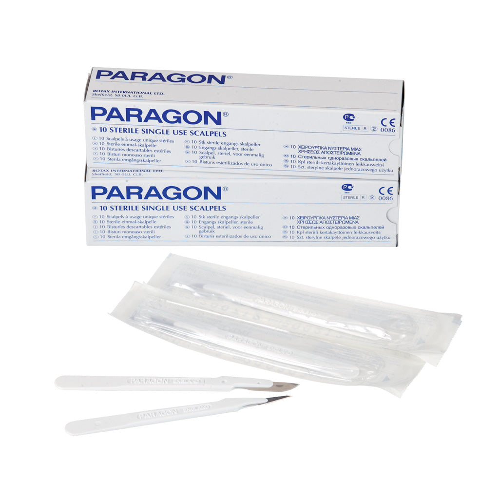 Medicom Paragon® Disposable Sterile Scalpels #20 10pcs/bx