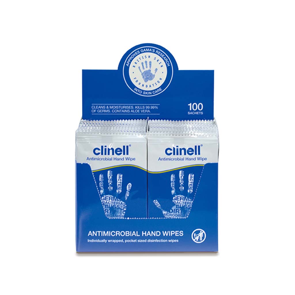 Medicom Clinell Hand Wipes CAHW100 100's/Box