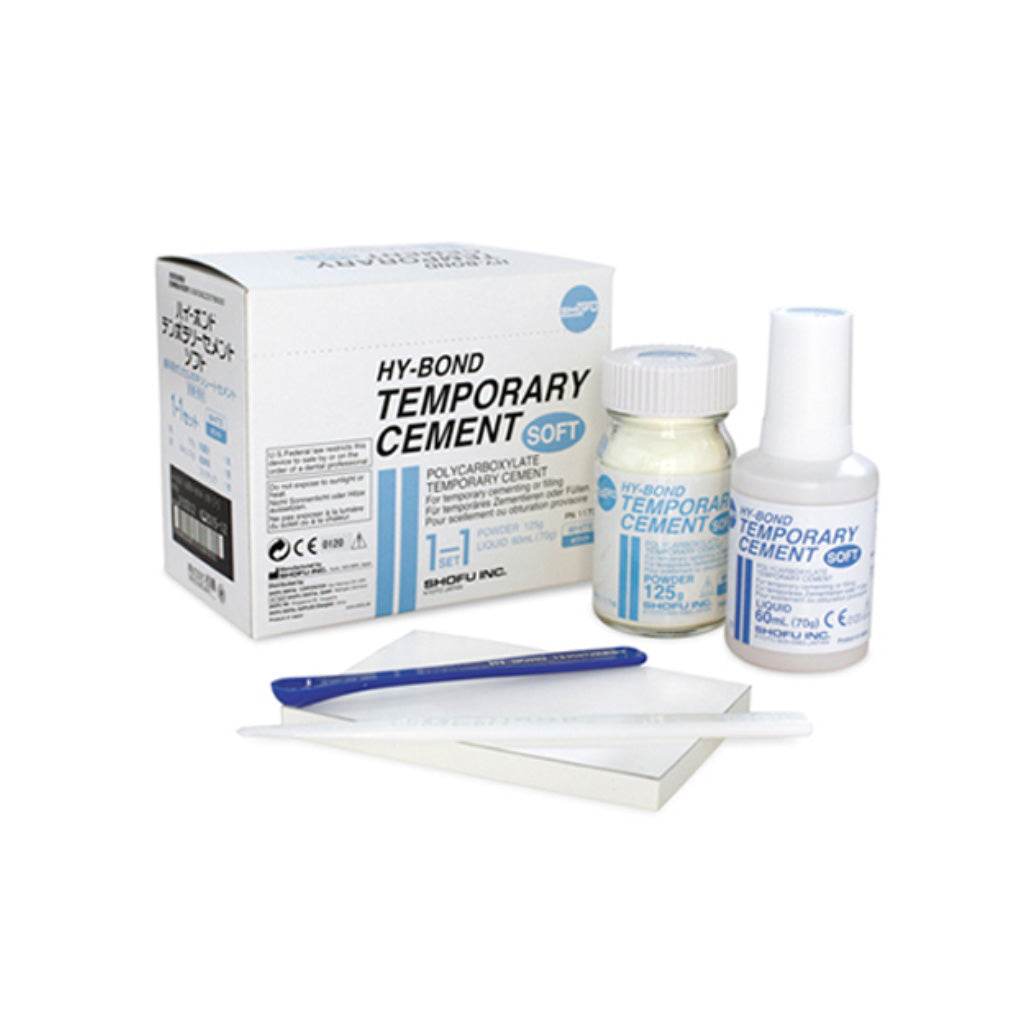 Shofu Hy-Bond Temporary Cement Soft 1-1 Set 125g Powder 70g Liquid