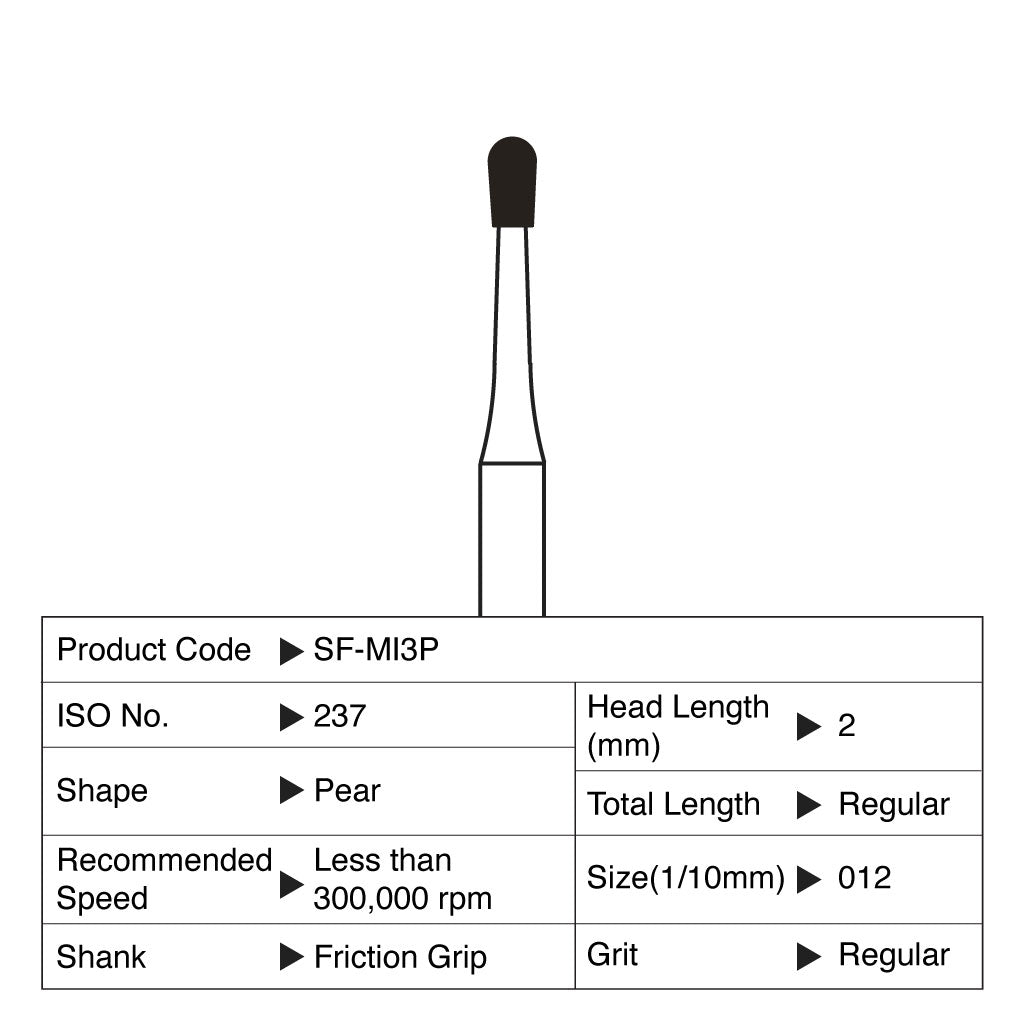 Shofu Diamond Point FG Regular Grit 