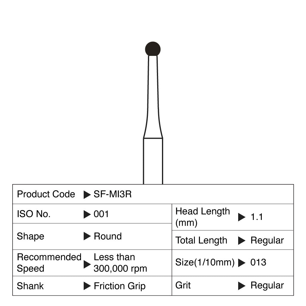 Shofu Diamond Point FG Regular Grit 