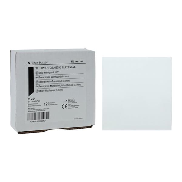 HS Mouthguard Mat Clear .150 12/Pk