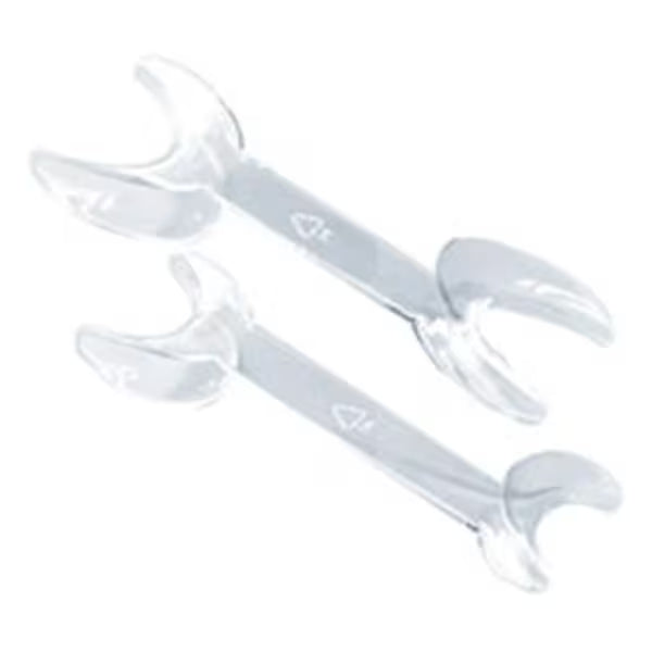 HS Cheek Retractor Double End 6.5" Large Plastic 2/Pack