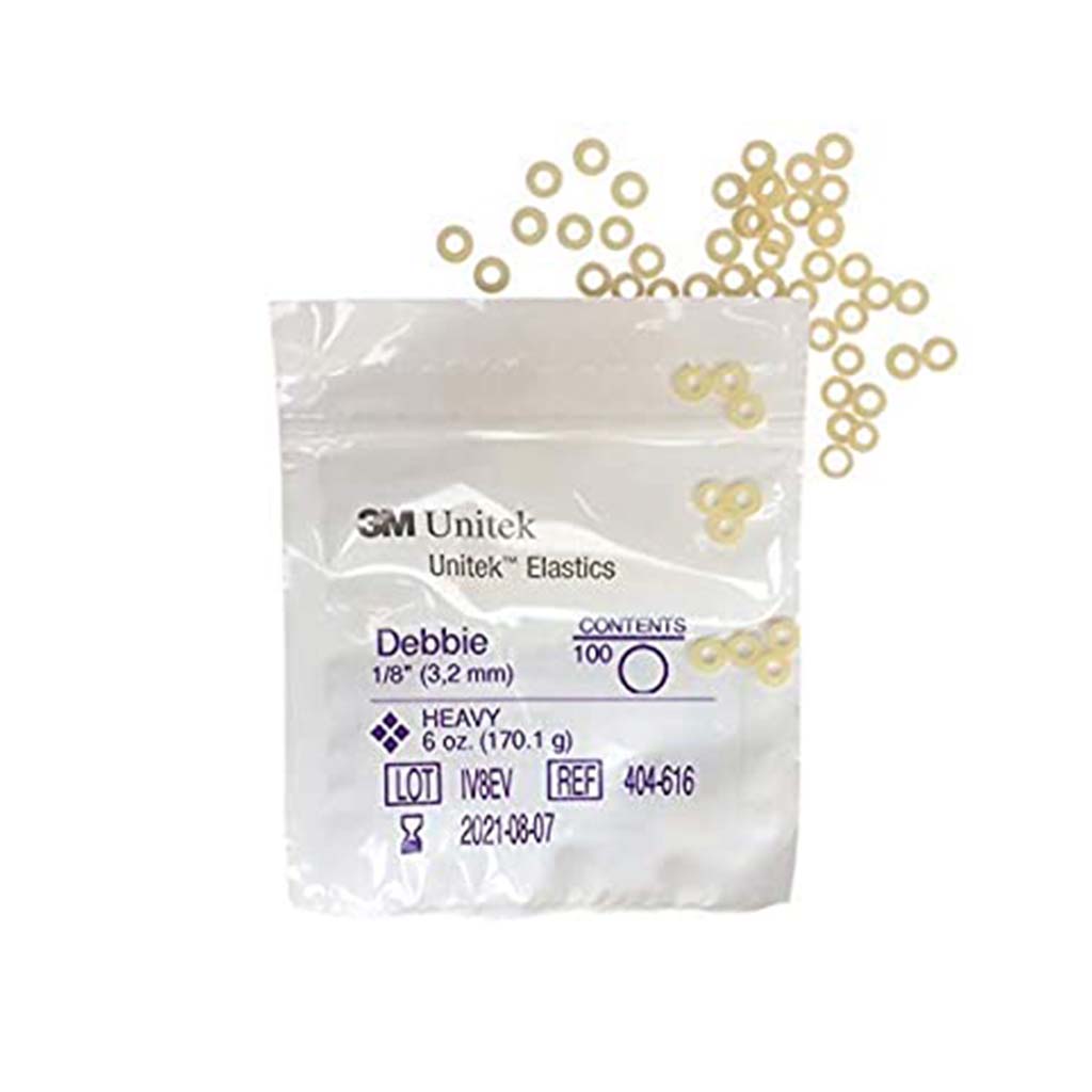 3M Unitek Latex Intraoral Elastics 30x100Pcs/Pack
