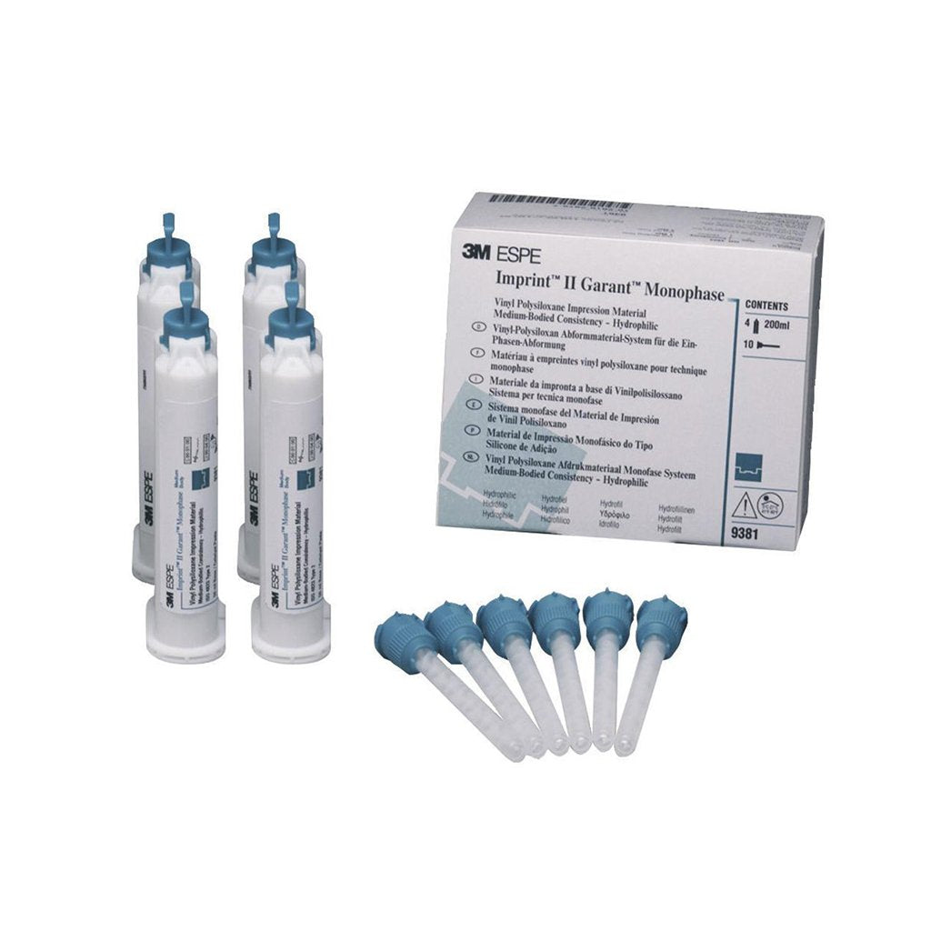 [3MQ2] 3M Imprint II Garant Monophase VPS Impression Material Refill 4 x 50ml