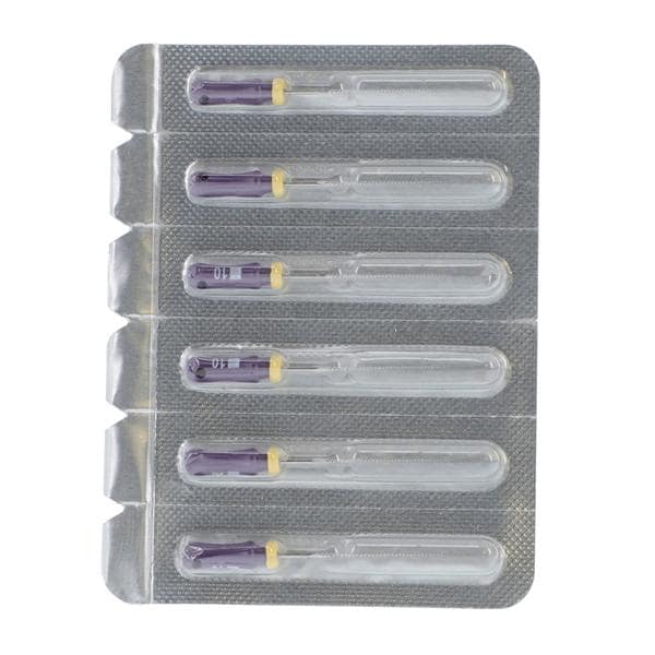 Maxima K-File Size 10 25 mm Violet Sterile 6/Pk