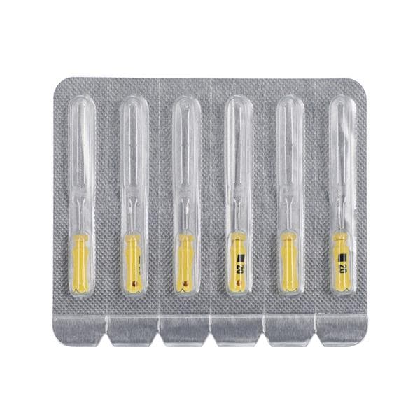 Maxima K-File Size 20 25 mm Yellow Sterile 6/Pk