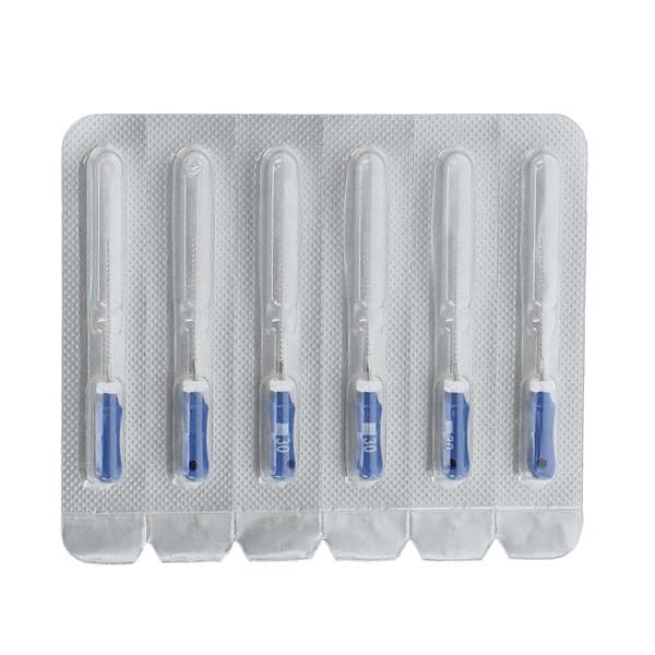 Maxima K-File Size 30 21 mm Blue Sterile 6/Pk