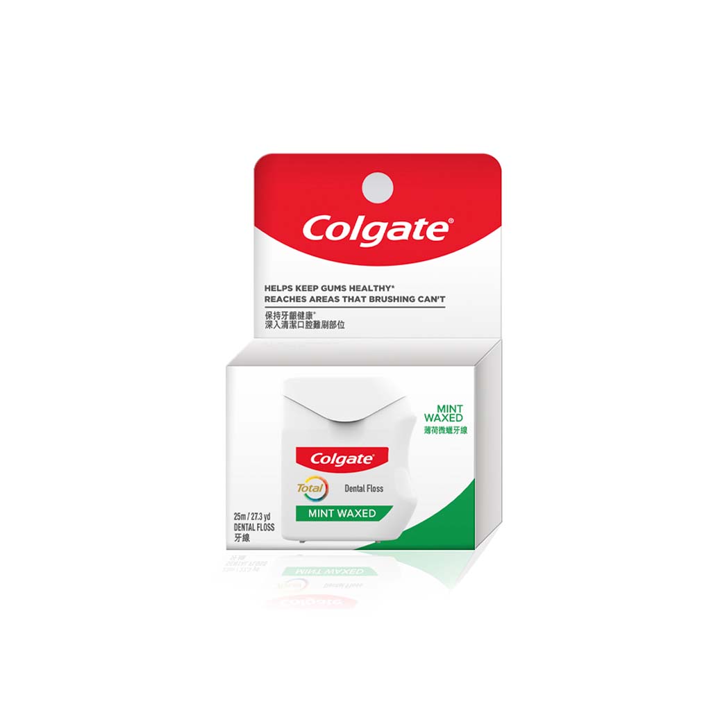 Colgate Dental Floss Mint 25m 12's/Dozen