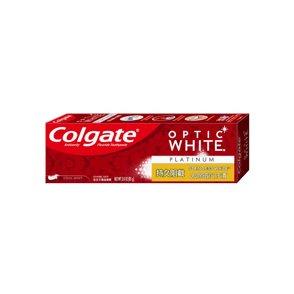 Colgate Optic White Stainless White Toothpaste 85g 12's/Dozen
