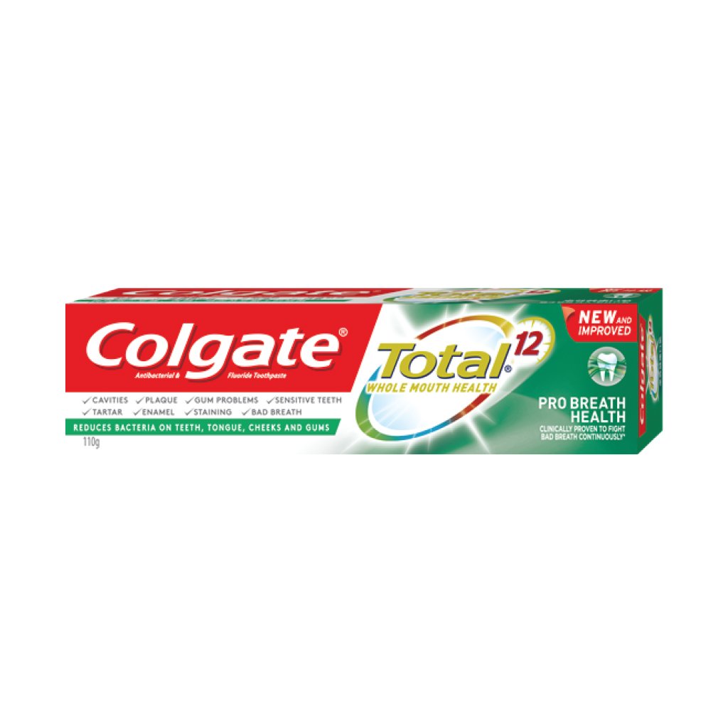 Colgate Total Pro Breath Health Toothpaste 110g 12's/Dozen