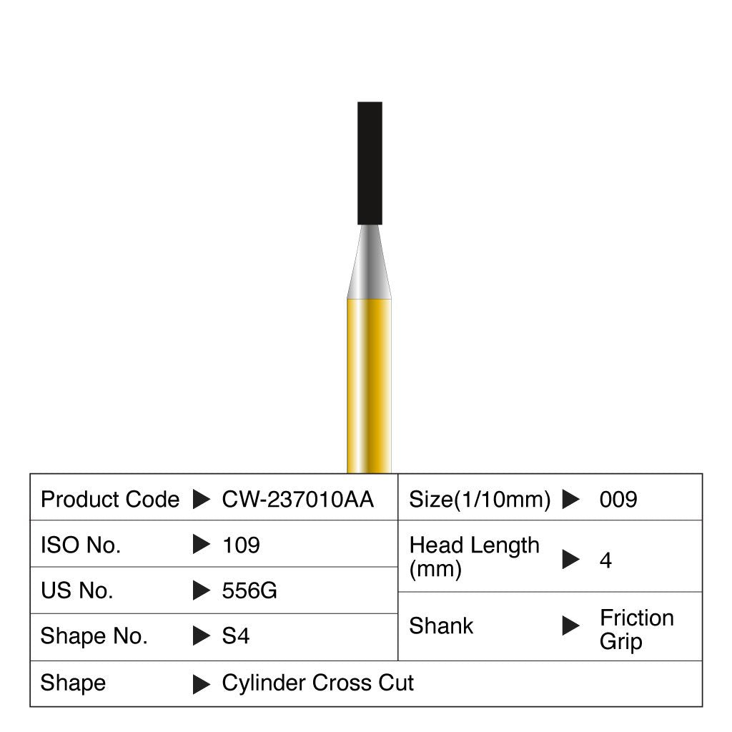 Coltene Diatech Speedstar S4 #009 Head Length 4mm FG 5/Pack