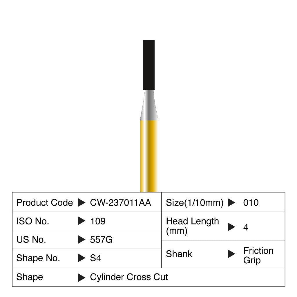 Coltene Diatech Speedstar S4 #010 Head Length 4mm FG 5/Pack