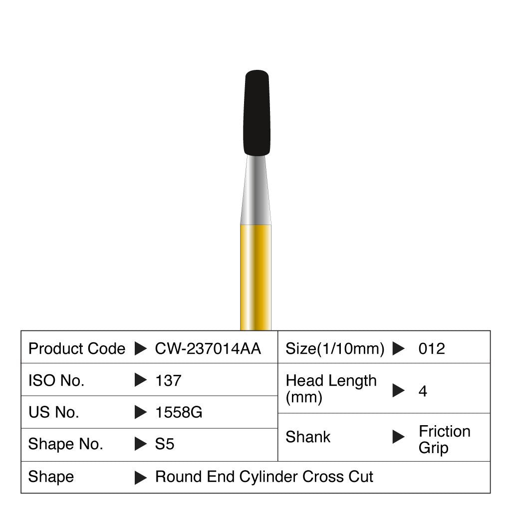 Coltene Diatech Speedstar S5 #012 Head Length 4mm FG 5/Pack