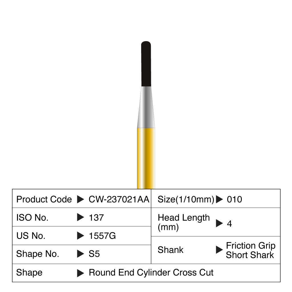 Coltene Diatech Speedstar S5 #010 Head Length 4mm FGSS 5/Pack