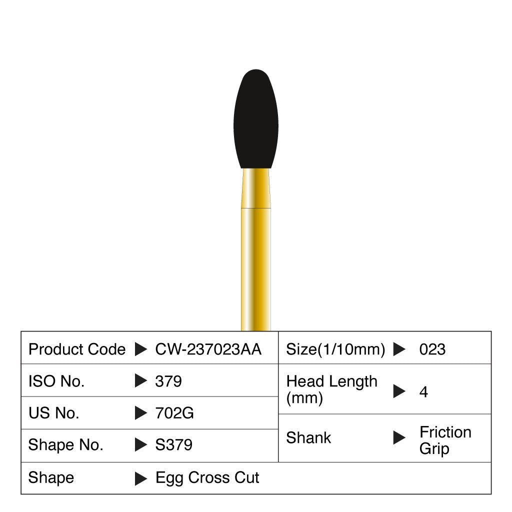 Coltene Diatech Speedstar S379 #023 Head Length 4mm FG 5/Pack