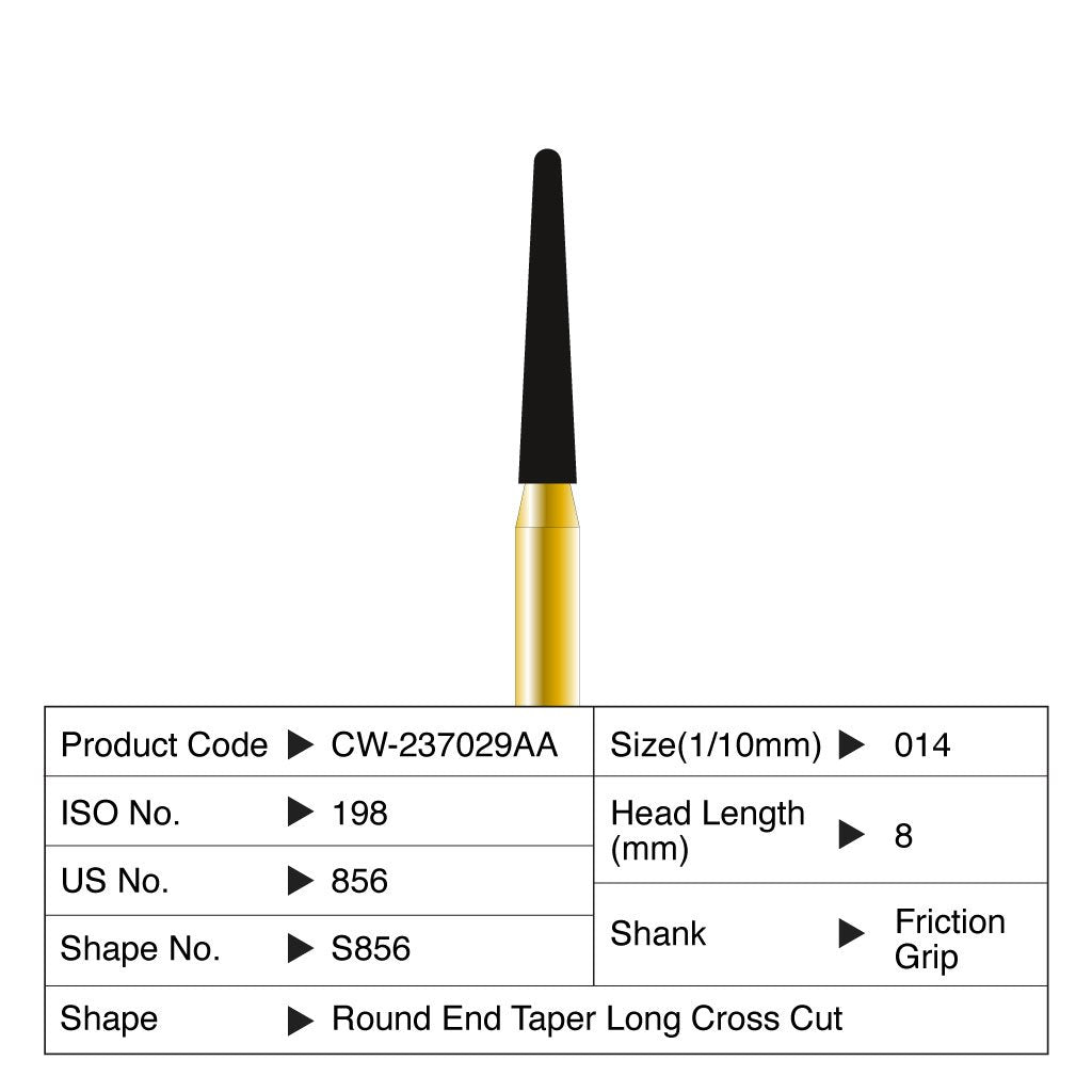 Coltene Diatech Speedstar S856 #014 Head Length 8mm FG 5/Pack