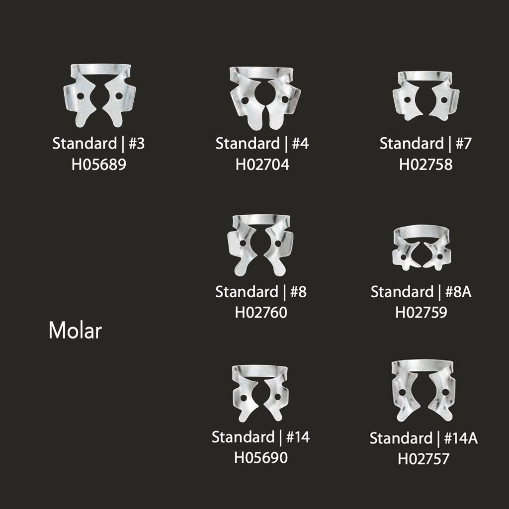 Coltene Rubber Dam Clamp Winged Molar Standard 