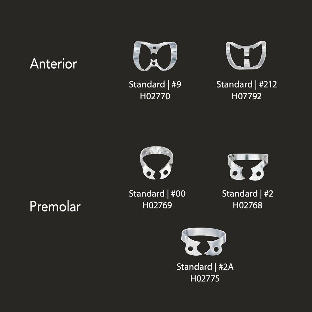 Coltene Rubber Dam Clamp Wingless Premolar Standard 