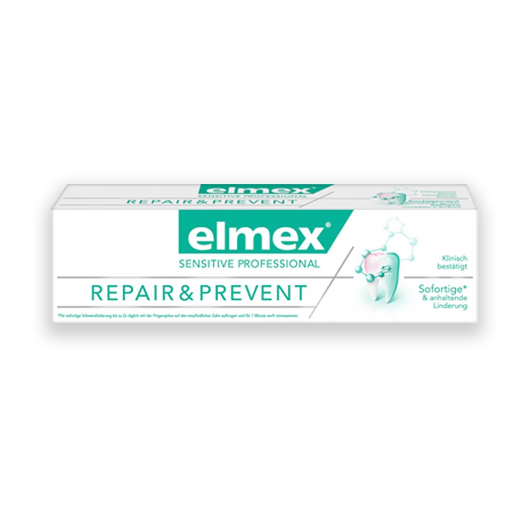 Elmex Sensitive Professional Repair &amp; Prevent Toothpaste 75ml 12/Dozen