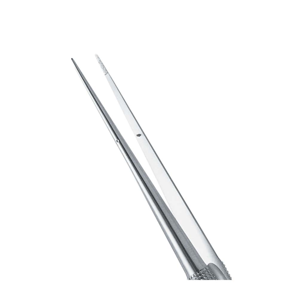 Hu-Friedy Plain Straight Micro Tissue Pliers Diamond Dusted Each