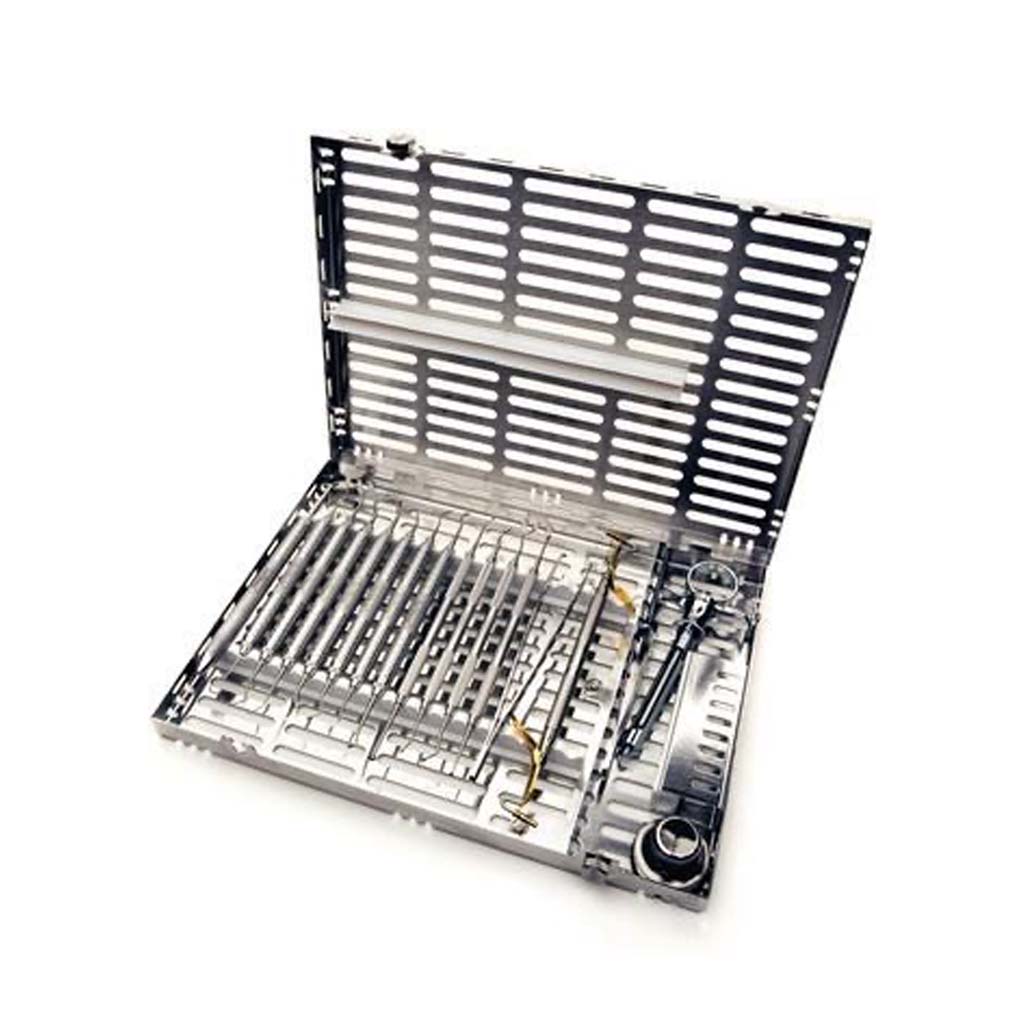 [Pre-Sale] Hu-Friedy Large Signature Series 16 Instrument Cassette with Accessory Area White Each