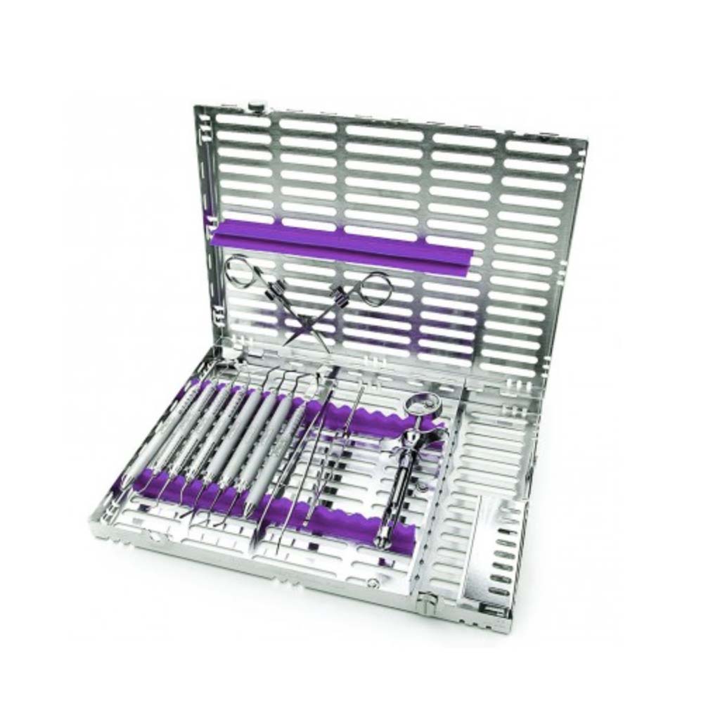 [Pre-Sale] Hu-Friedy Large Signature Series 16 Instrument Cassette with Accessory Area Laven Each