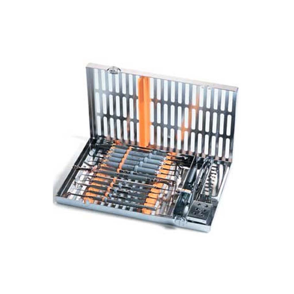 [Pre-Sale] Hu-Friedy Signature Series Signa-Stat 12 Instrument Cassette with Accessory Area Orange Each