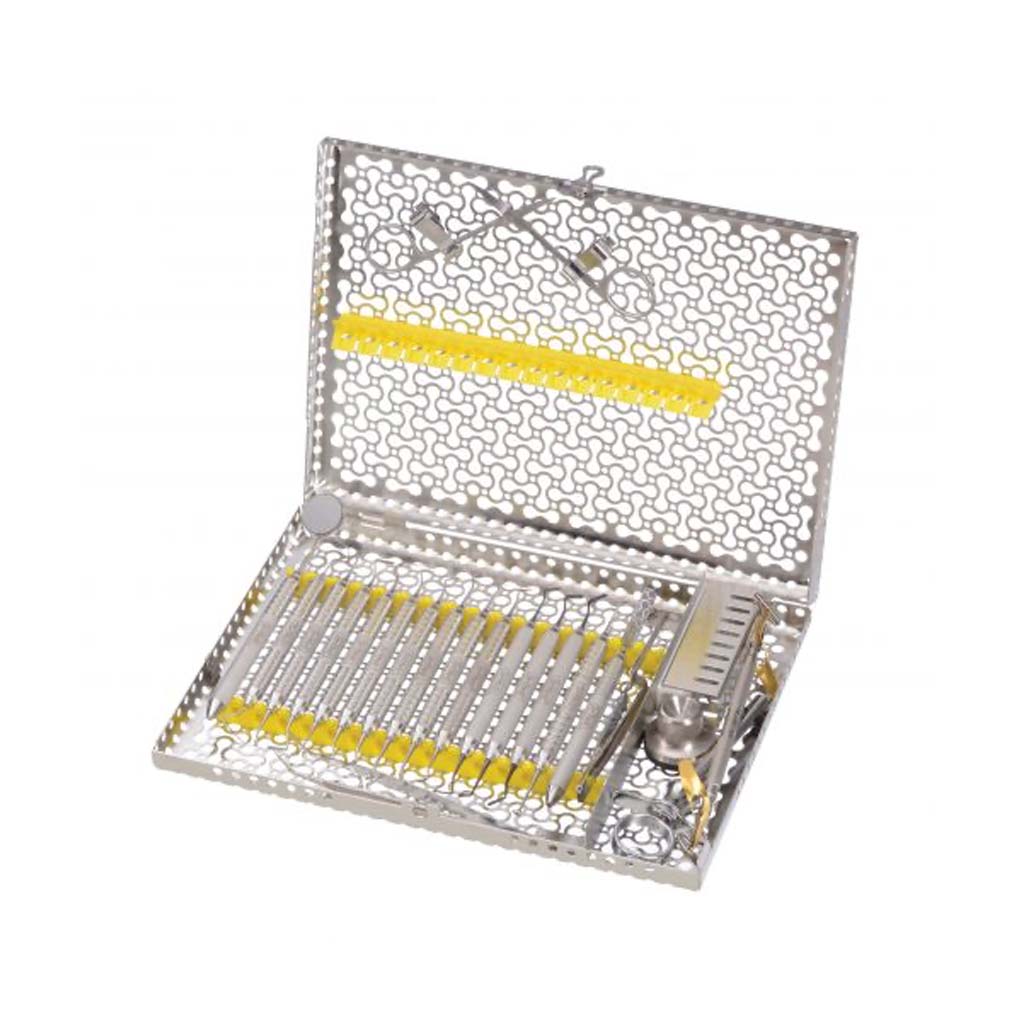 [Pre-Sale] Hu-Friedy Large Infinity Series 16 Instrument Q Cassette with Accessory Area Yellow Each
