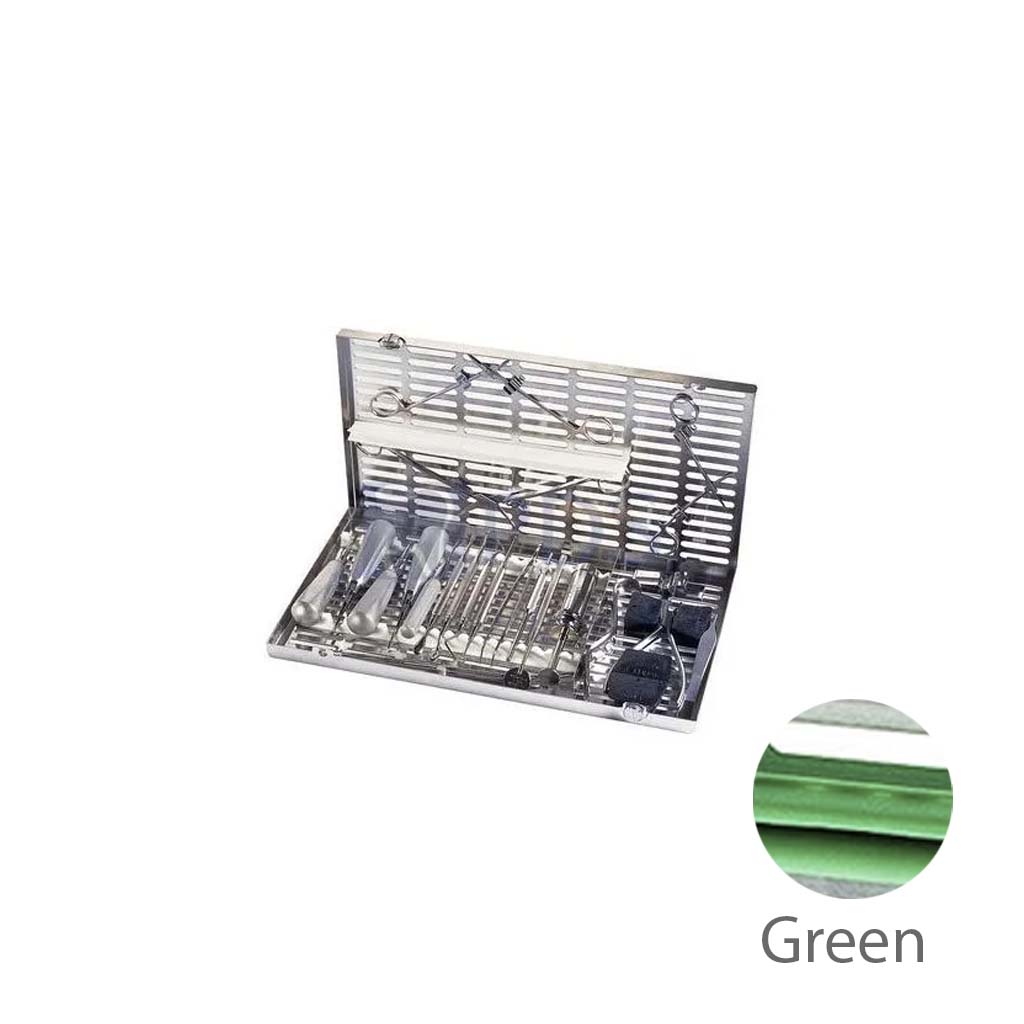 Hu-Friedy Signature Series Oral Surgery Casssette Greem Each