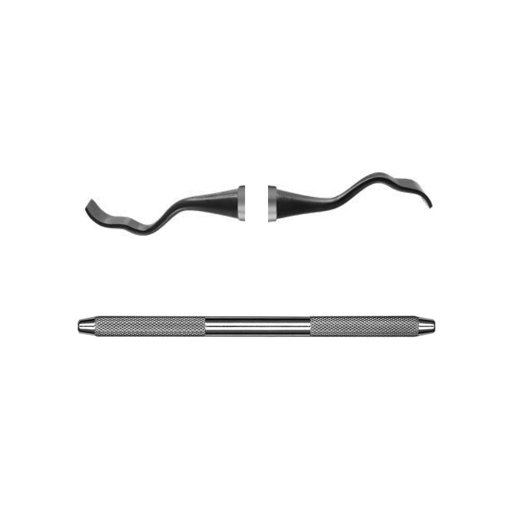 Hu-Friedy 2/3 Buser Modified Bone Scraper #10 Round Each