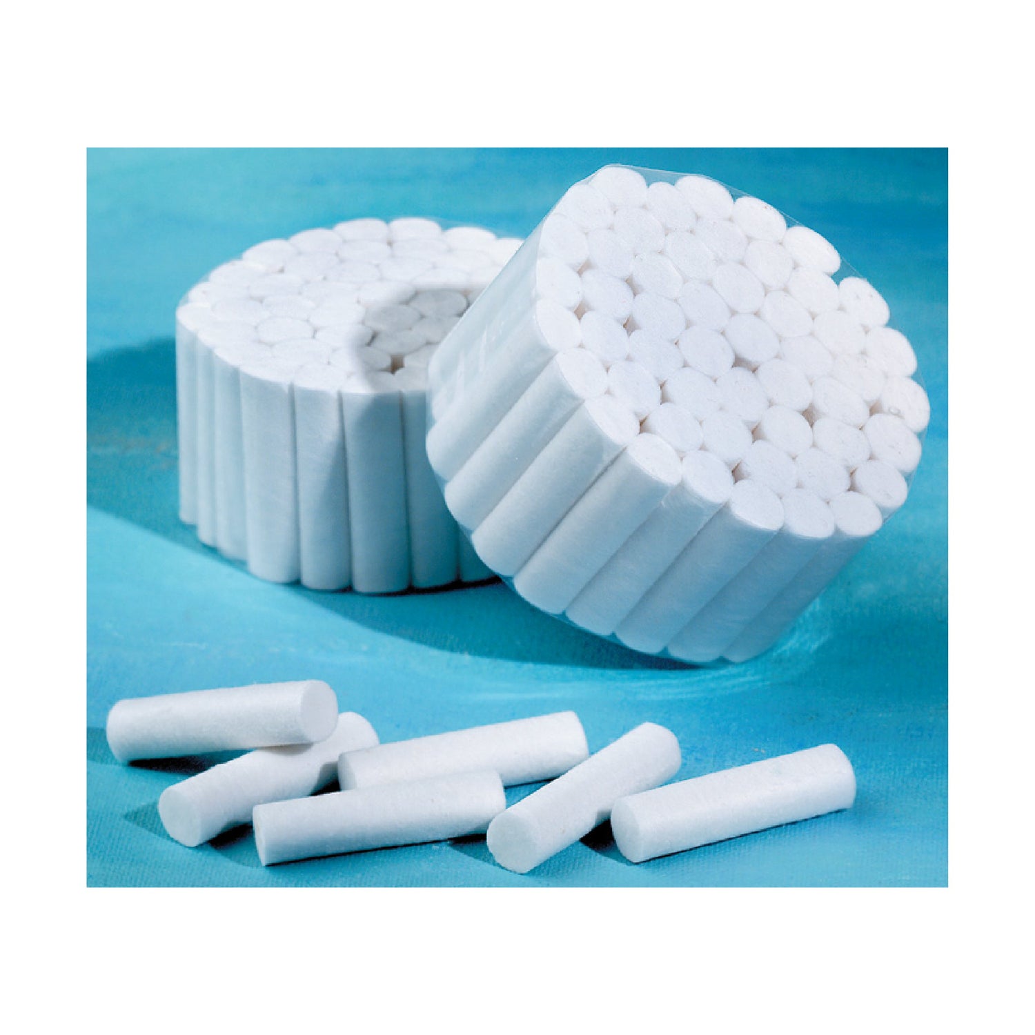 HS Cotton Roll Medium 2 Non Sterile 0.375''(D) 1.5''(L) 2,000/Box