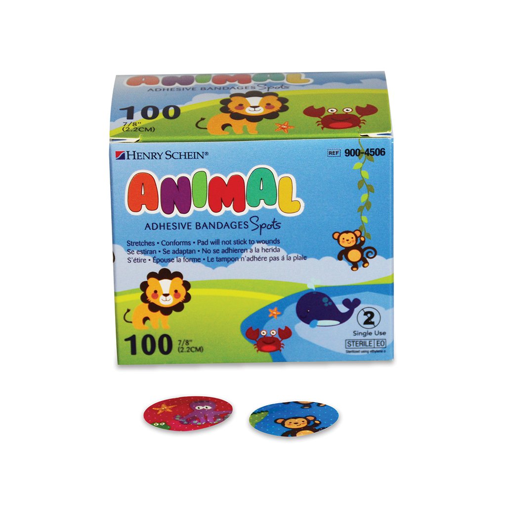 HS Spot Bandage Plastic 7/8" Flexible Animal 100/Box
