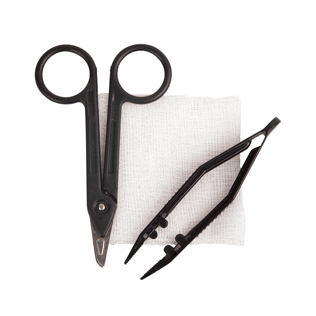 HS Suture Removal Kit With 4" PosiGrip Forceps Plastic Thumb Sterile Each