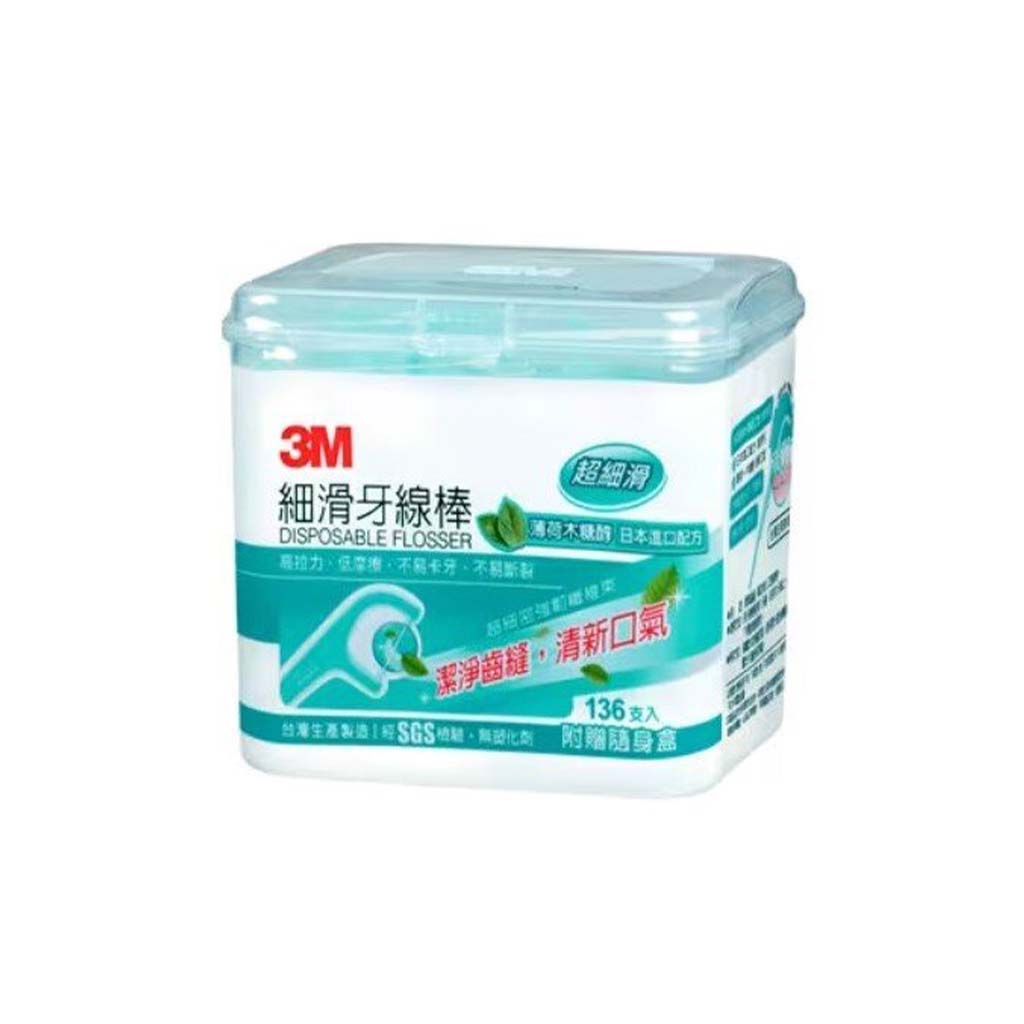 3M Disposable Flosser Mint 136pcs/Pack