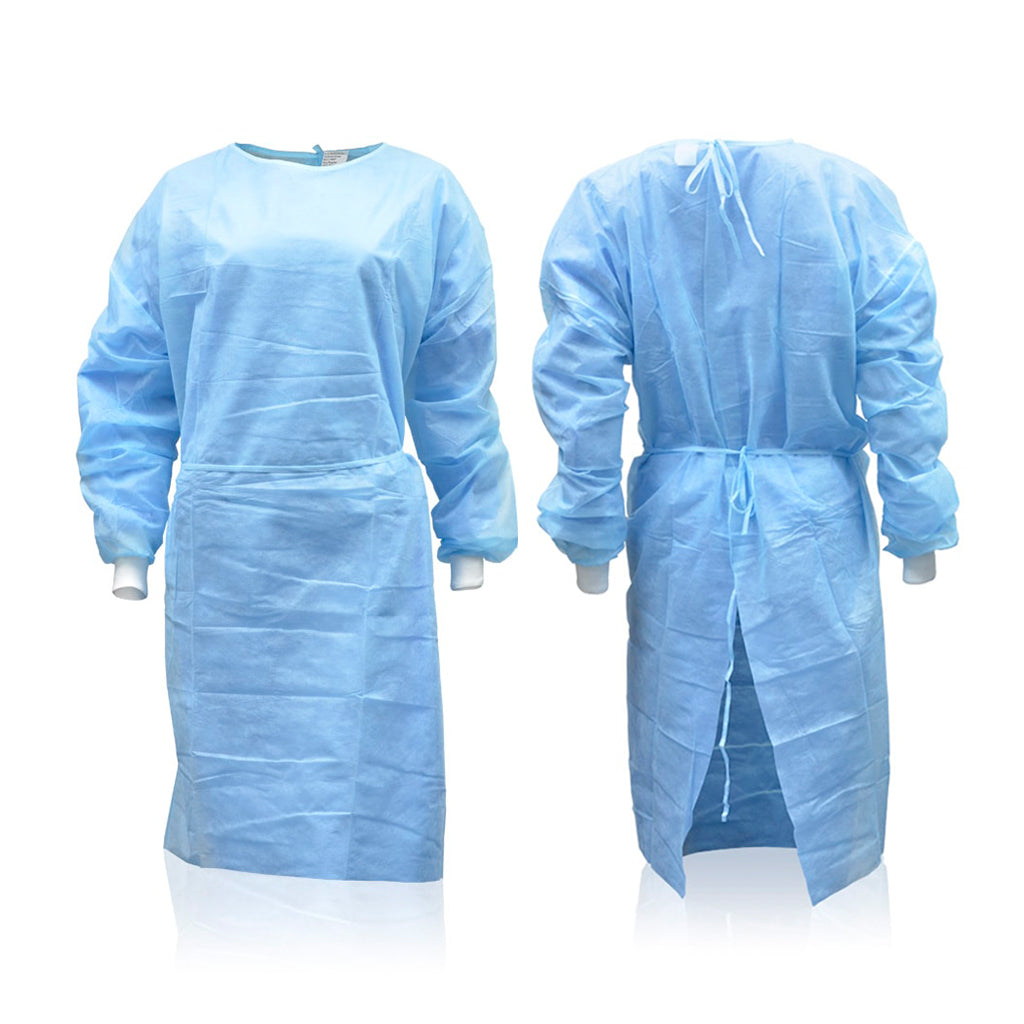 Medicom Isolation Gown 30g Regular Blue 50's/Carton
