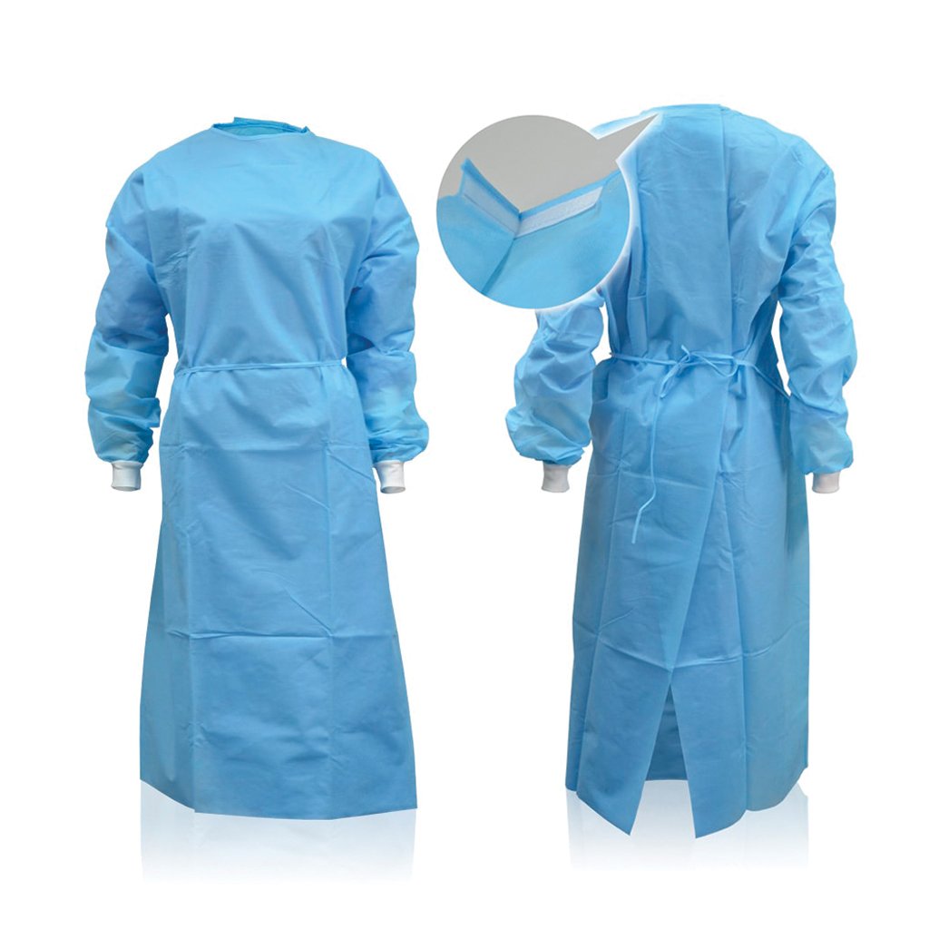 Medicom Isolation Gown 40g Regular Blue 50's/Carton