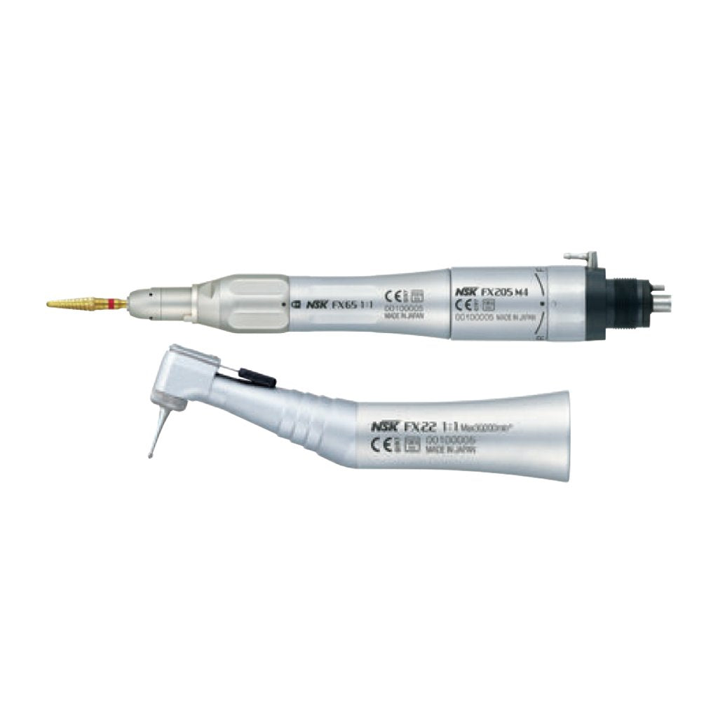 [Pre-Sale] NSK FX205 Air Motor + FX22 Contra Angle + FX65 Straight Non-Optic Handpiece Set