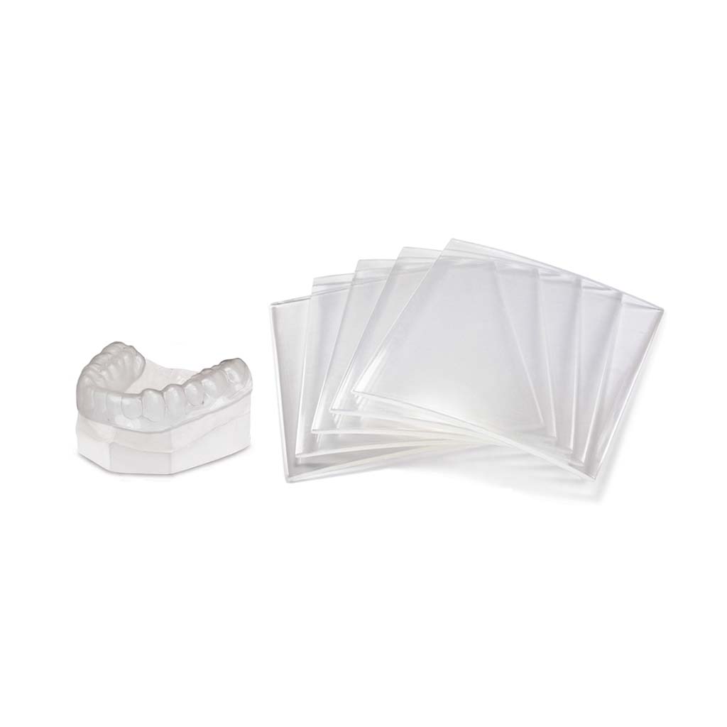 Ortho Technology Sports Advantage Moughtguard Plastic Clear .040"(1.0mm), 25 Pcs/Pack