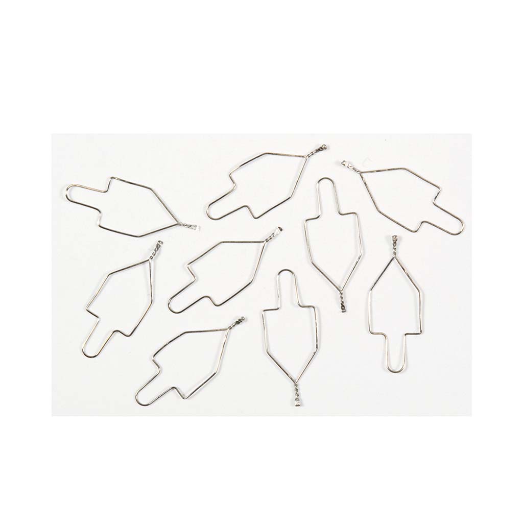 Ortho Technology TruForce SS Preformed Shorty Ligature Ties, .010", 500 Pcs/Pack