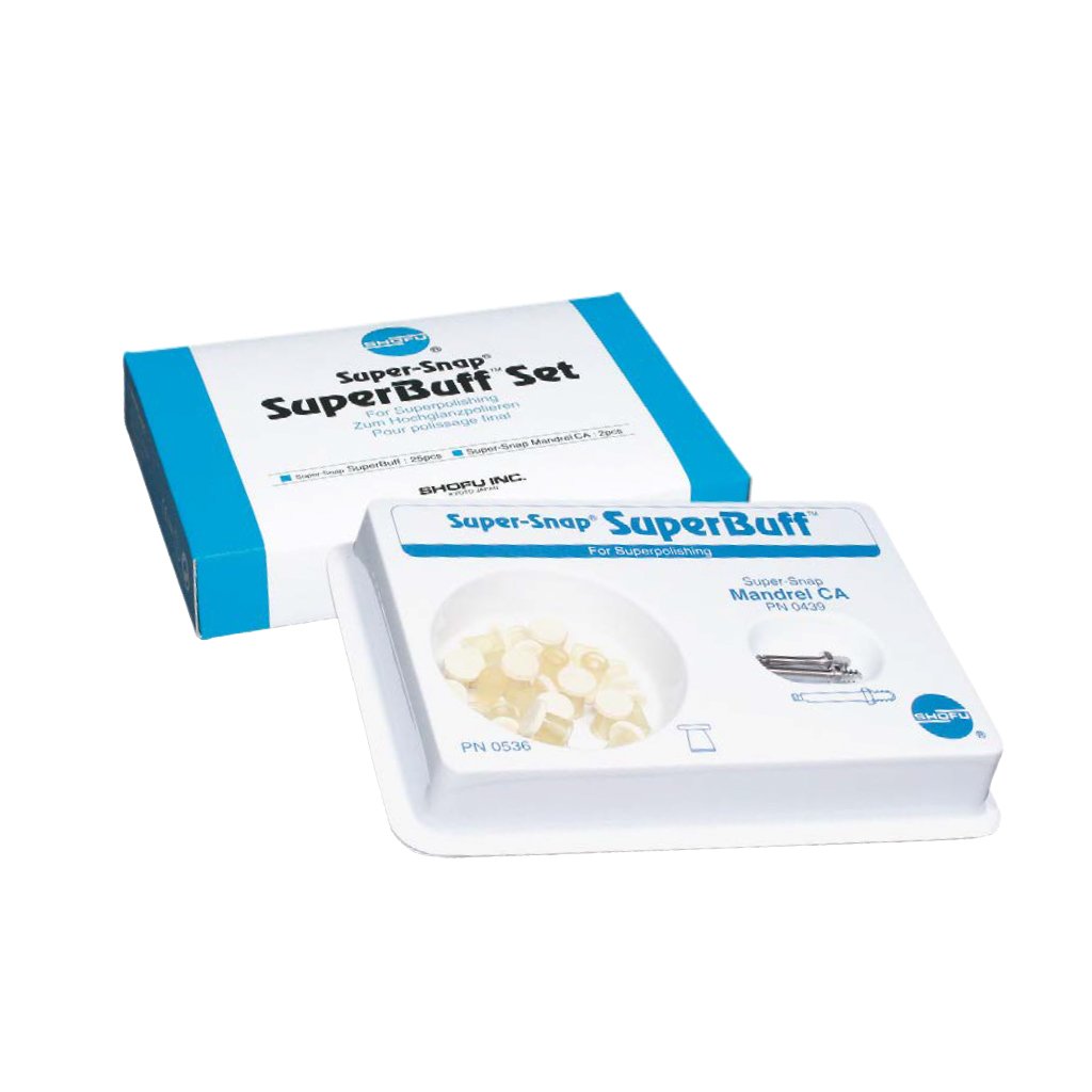 Shofu Superbuff Set 25 Disk with 2 CA Mandrels 