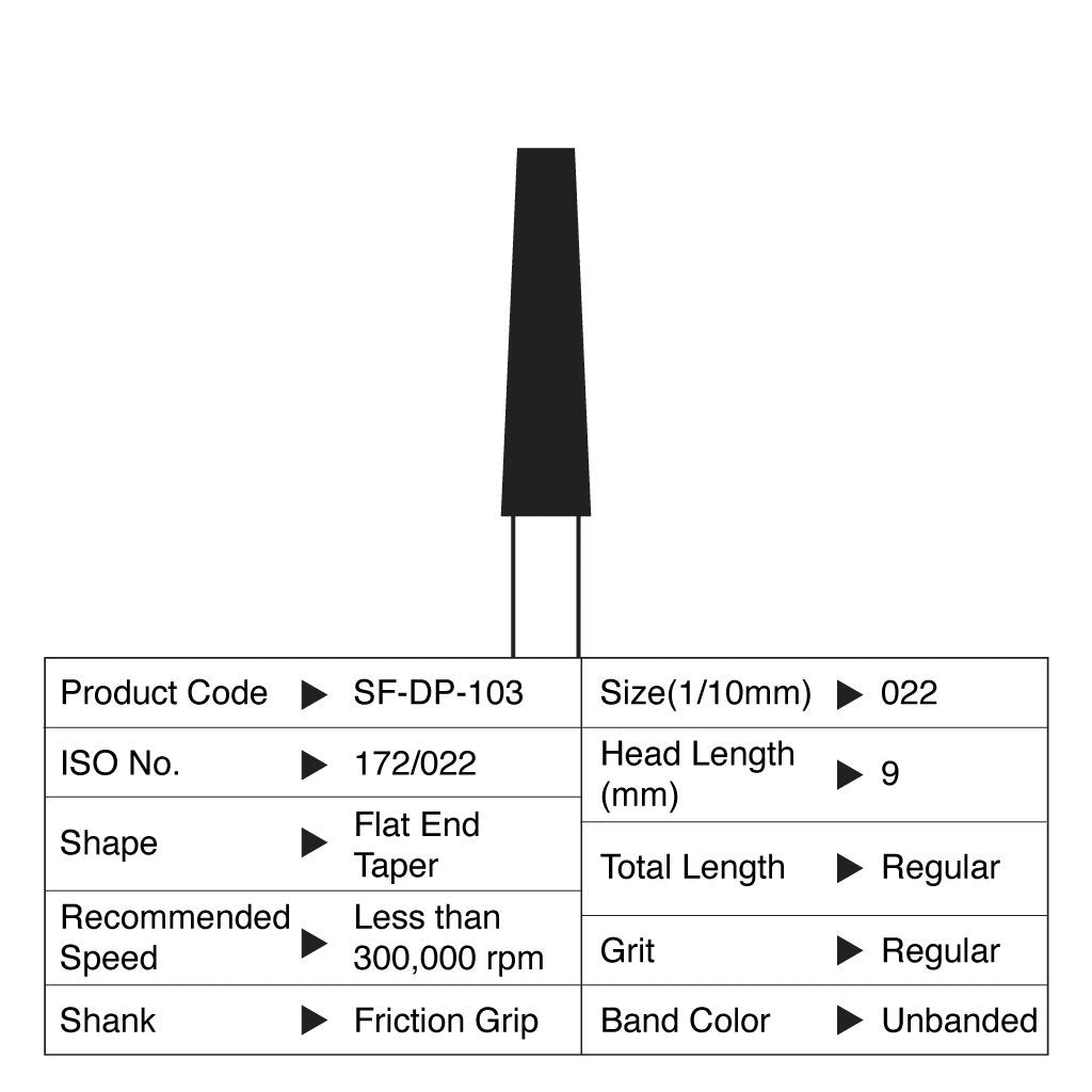 Shofu Diamond Point FG Regular Grit 