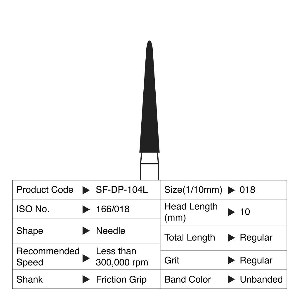Shofu Diamond Point FG Regular Grit 