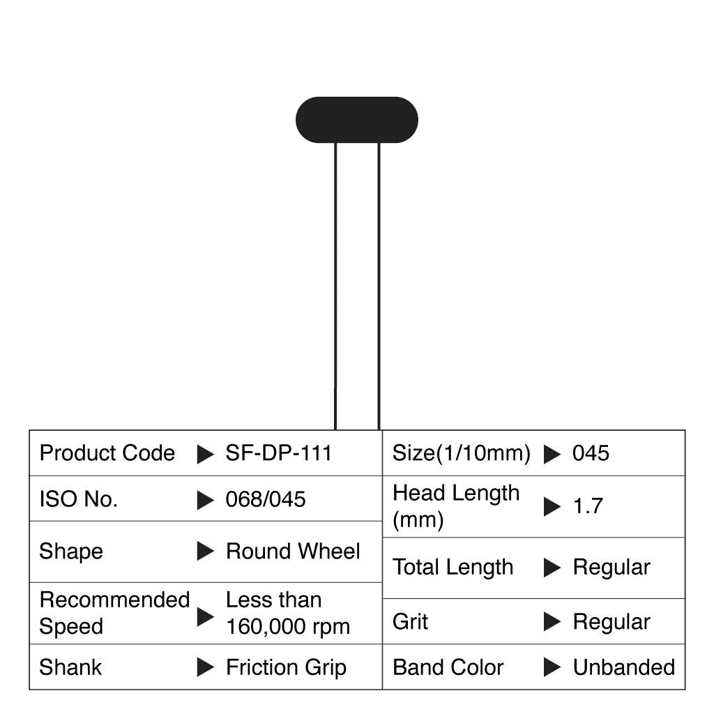 Shofu Diamond Point FG Regular Grit 