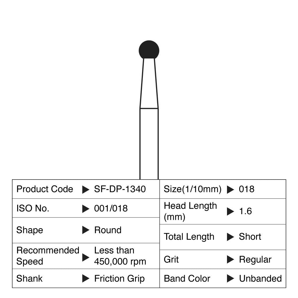 Shofu Diamond Point FG Regular Grit 